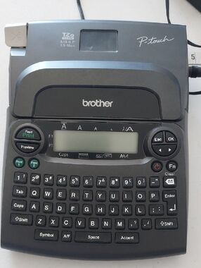 Brother P Touch Label Maker Uses TZe Tape